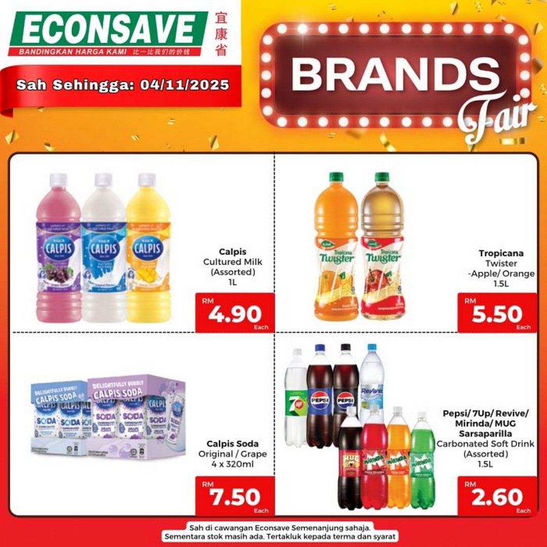 Econsave-Brand-Fair-Promotion-Incredible-Deals-6 28 October-4 November 2025: Econsave Brand Fair Promotion: Incredible Deals on Top Brands Across Groceries, Baby Care, and Household Essentials