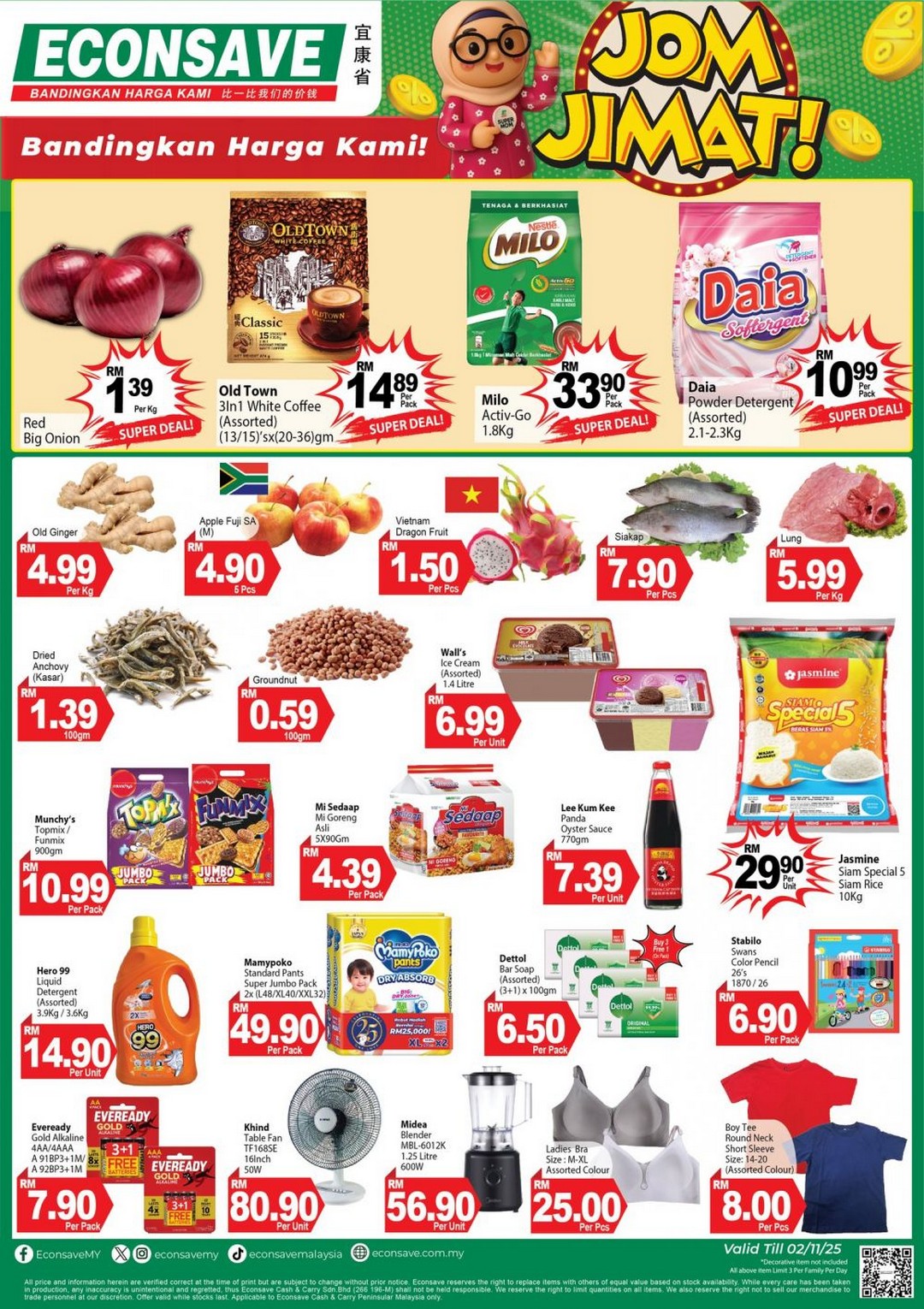 Econsave-Malaysia-Weekend-Promotion 31 October–2 November 2025: Econsave Malaysia Weekend Promotion: Super Deals on Groceries and Household Essentials