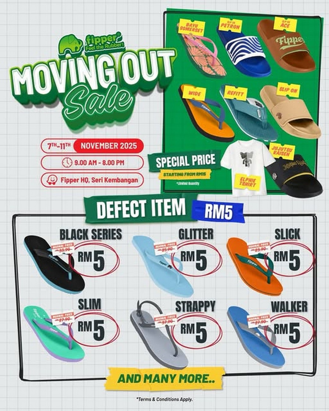 Fipper-Malaysia-Moving-Out-Sale 7–11 November 2025: Fipper Malaysia Moving Out Sale – Unbelievable Bargains from RM5 Only!
