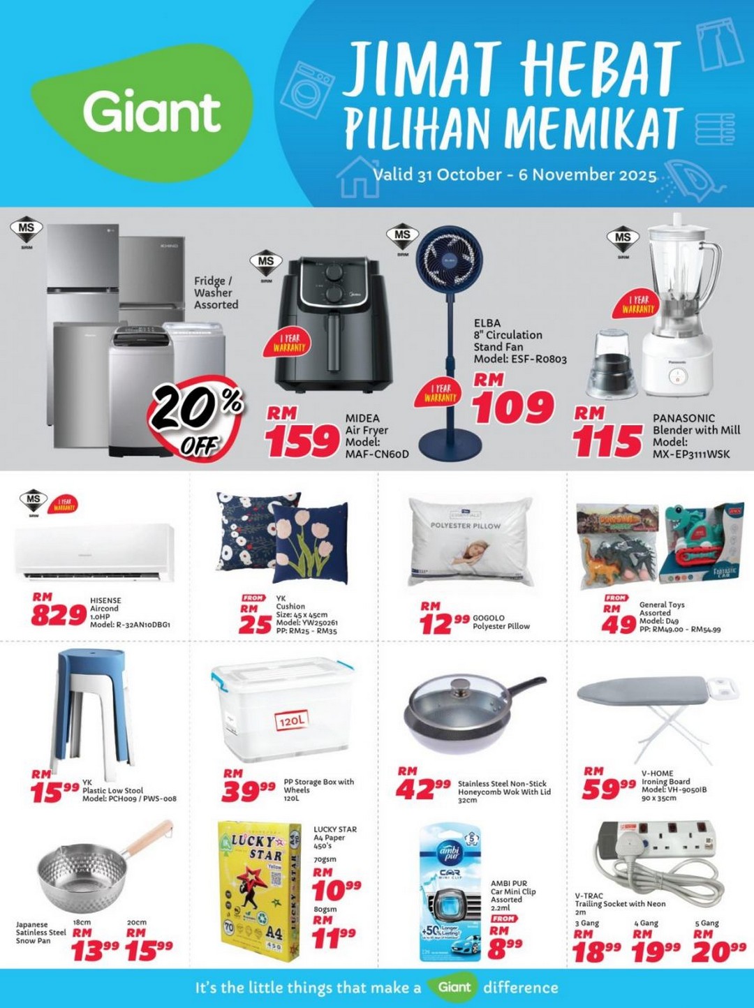 Giant-Malaysia-Weekly-Promotion-–-Massive-Savings-on-Groceries-2 31 October–6 November 2025: Giant Malaysia Weekly Promotion – Massive Savings on Groceries, Household Items & Electrical Appliances