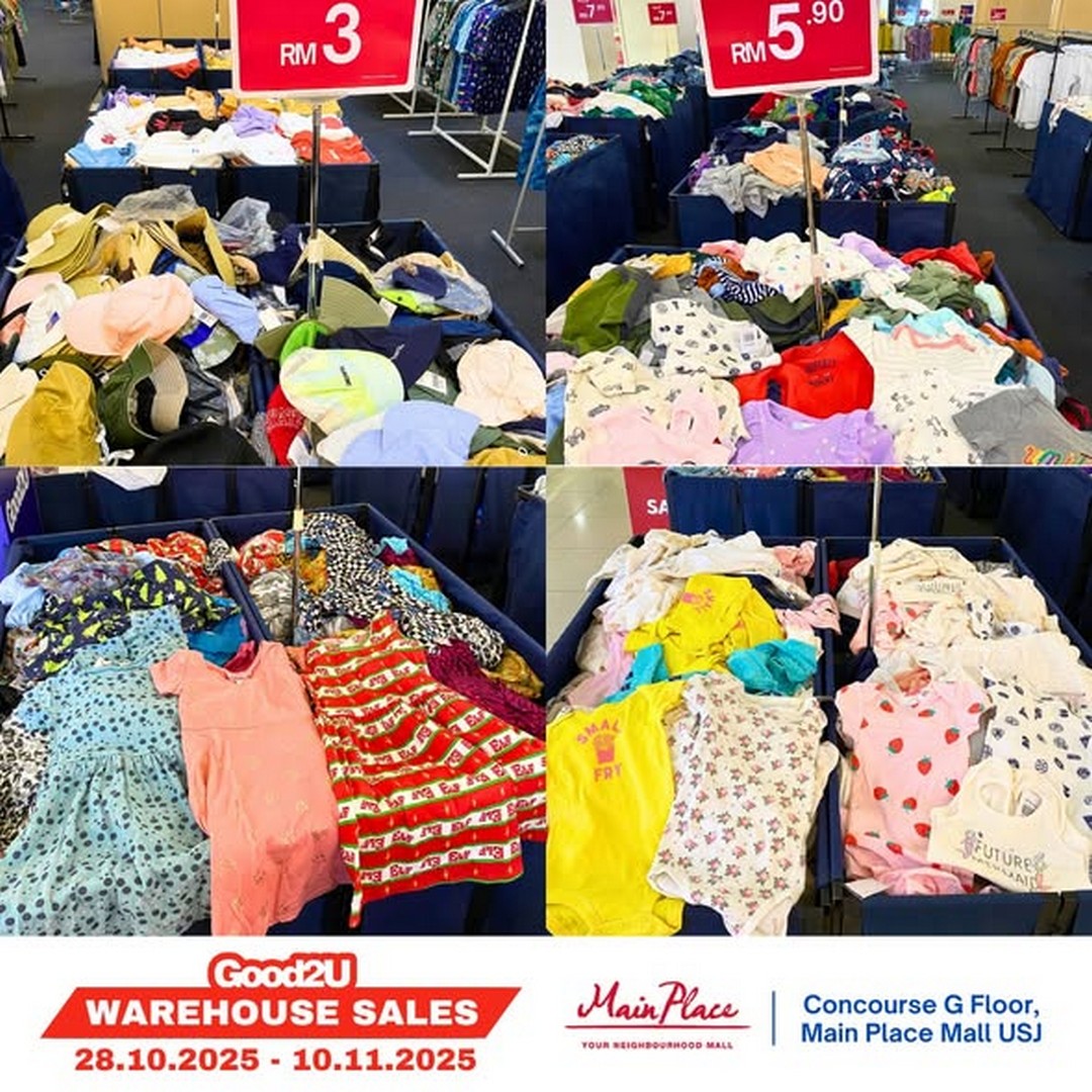 Good2U-Malaysia-Warehouse-Sale-1 28 October–10 November 2025: Good2U Malaysia Warehouse Sale: Massive Bargains from RM1.90
