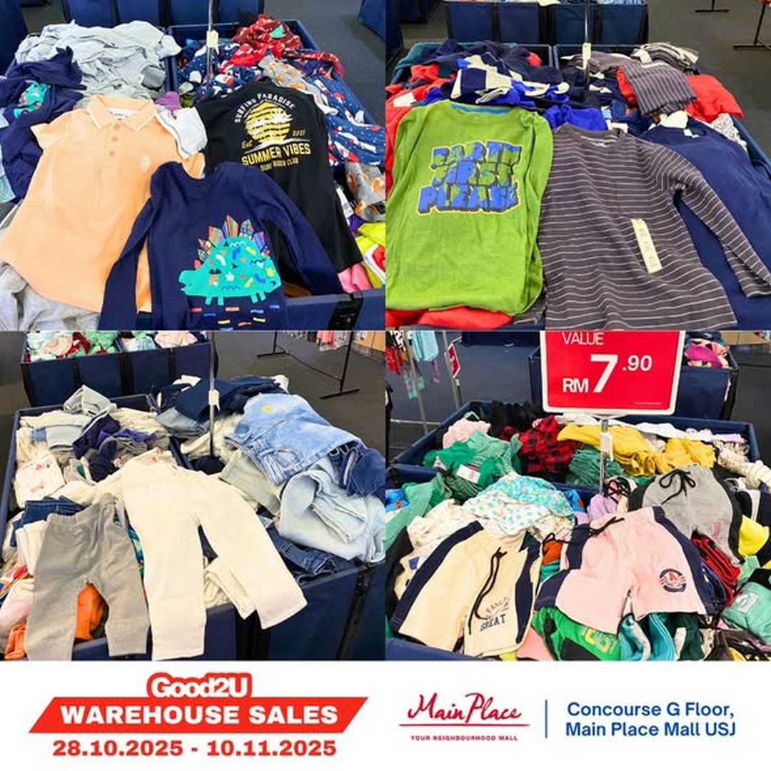 Good2U-Malaysia-Warehouse-Sale-2 28 October–10 November 2025: Good2U Malaysia Warehouse Sale: Massive Bargains from RM1.90