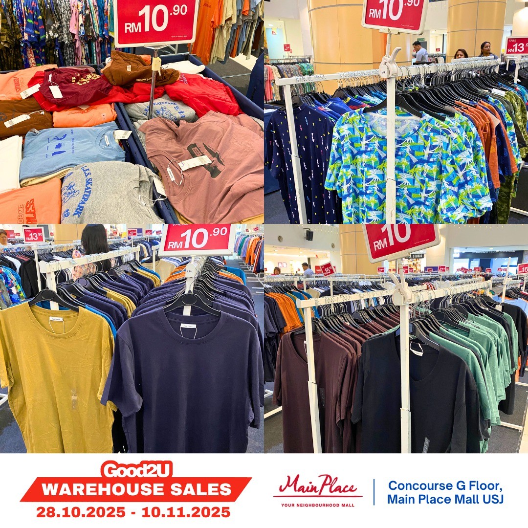 Good2U-Malaysia-Warehouse-Sale-7 28 October–10 November 2025: Good2U Malaysia Warehouse Sale: Massive Bargains from RM1.90