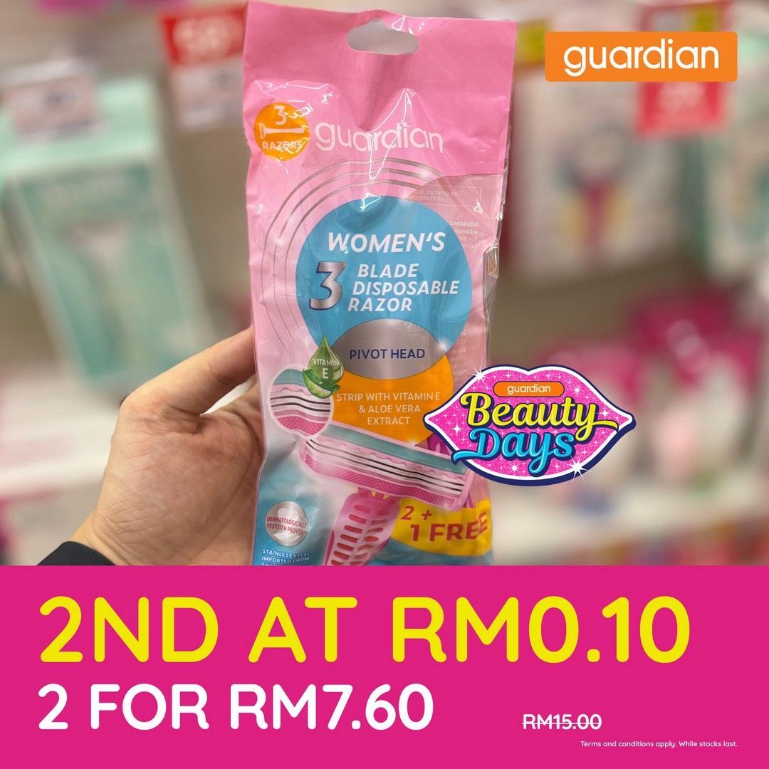 Guardian-Malaysia-Buy-1-Get-2nd-Item-for-RM0.10-Personal-7 30 October–3 November 2025: Guardian Malaysia: Buy 1 Get 2nd Item for RM0.10 Personal Care Promotion