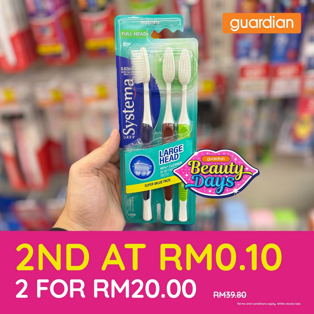 Guardian-Malaysia-Buy-1-Get-2nd-Item-for-RM0.10-Personal-8 30 October–3 November 2025: Guardian Malaysia: Buy 1 Get 2nd Item for RM0.10 Personal Care Promotion