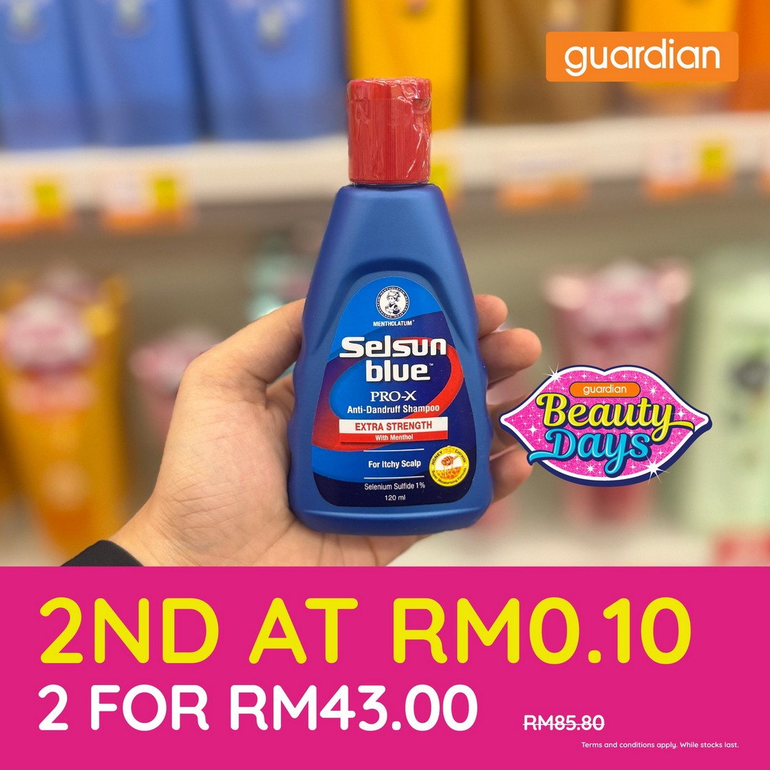 Guardian-Malaysia-Buy-1-Get-2nd-Item-for-RM0.10-Personal-9 30 October–3 November 2025: Guardian Malaysia: Buy 1 Get 2nd Item for RM0.10 Personal Care Promotion