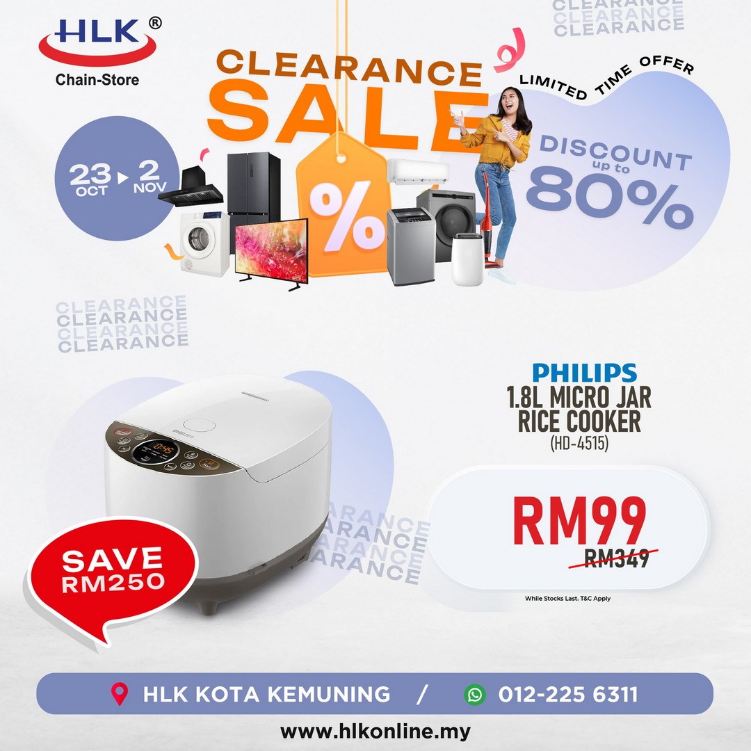 HLK-Kota-Kemuning-Clearance-Sale-17 23 October-2 November 2025: HLK Kota Kemuning: Clearance Sale with Up to 80% Off