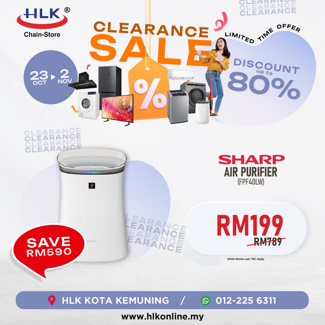 HLK-Kota-Kemuning-Clearance-Sale-20 23 October-2 November 2025: HLK Kota Kemuning: Clearance Sale with Up to 80% Off