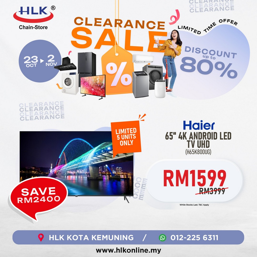 HLK-Kota-Kemuning-Clearance-Sale-3 23 October-2 November 2025: HLK Kota Kemuning: Clearance Sale with Up to 80% Off