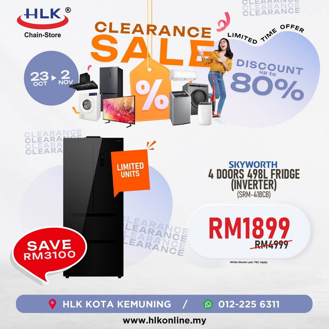 HLK-Kota-Kemuning-Clearance-Sale-6 23 October-2 November 2025: HLK Kota Kemuning: Clearance Sale with Up to 80% Off