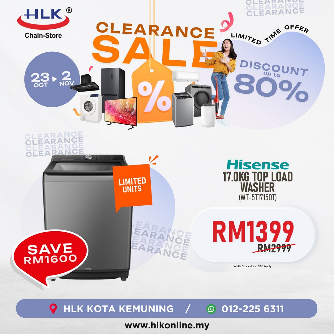HLK-Kota-Kemuning-Clearance-Sale-9 23 October-2 November 2025: HLK Kota Kemuning: Clearance Sale with Up to 80% Off