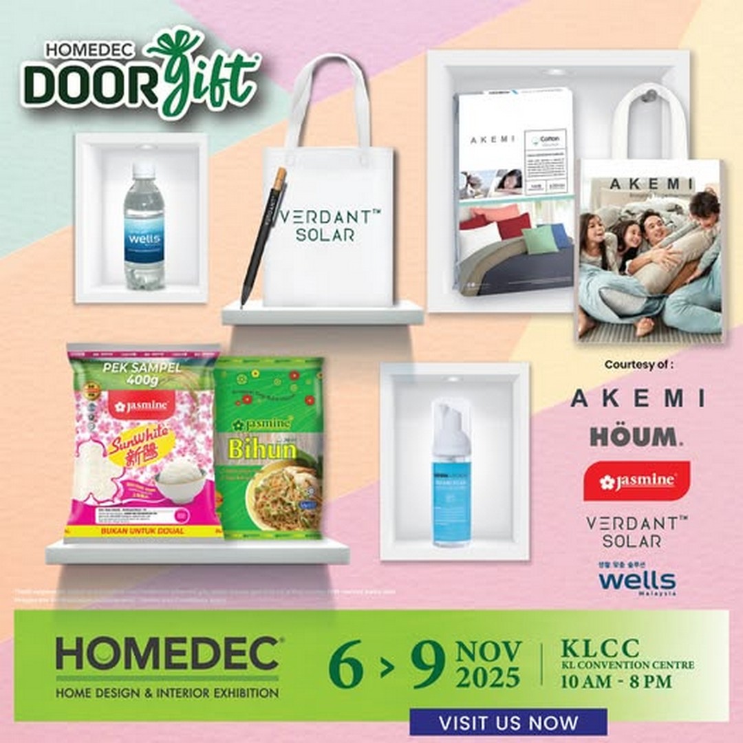 HOMEDEC-Kuala-Lumpur-Free-Door-Gifts-Year-End-Home-Ideas-Promotion 6-9 November 2025: HOMEDEC Kuala Lumpur: Free Door Gifts & Year-End Home Ideas Promotion