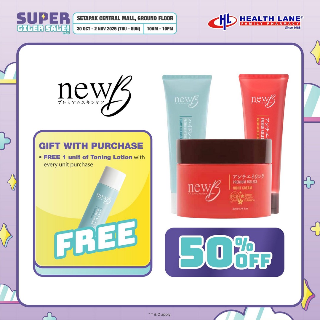 Health-Lane-Family-Pharmacy-Malaysia-Super-Giler-Sale-4.0-11 30 October–2 November 2025: Health Lane Family Pharmacy Malaysia: Super Giler Sale 4.0 Health & Beauty Fair Promotion at Setapak Central Mall