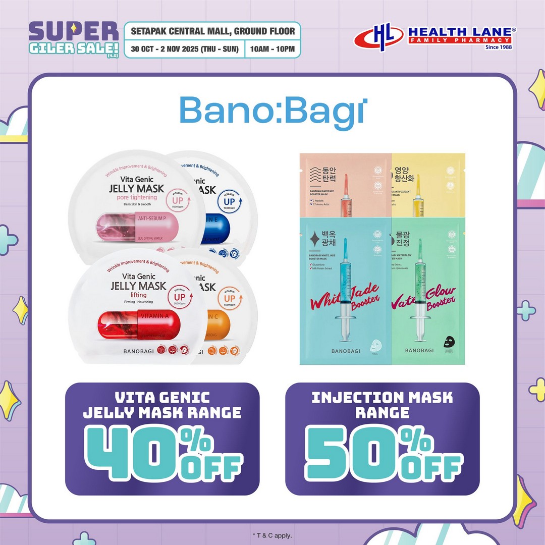 Health-Lane-Family-Pharmacy-Malaysia-Super-Giler-Sale-4.0-16 30 October–2 November 2025: Health Lane Family Pharmacy Malaysia: Super Giler Sale 4.0 Health & Beauty Fair Promotion at Setapak Central Mall