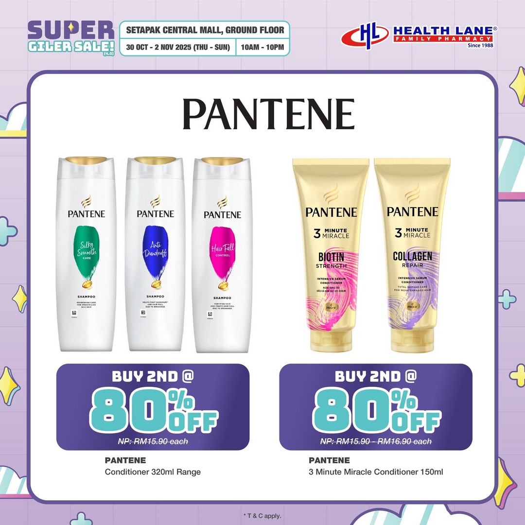 Health-Lane-Family-Pharmacy-Malaysia-Super-Giler-Sale-4.0-17 30 October–2 November 2025: Health Lane Family Pharmacy Malaysia: Super Giler Sale 4.0 Health & Beauty Fair Promotion at Setapak Central Mall