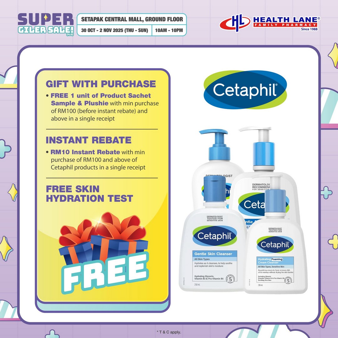Health-Lane-Family-Pharmacy-Malaysia-Super-Giler-Sale-4.0-4 30 October–2 November 2025: Health Lane Family Pharmacy Malaysia: Super Giler Sale 4.0 Health & Beauty Fair Promotion at Setapak Central Mall