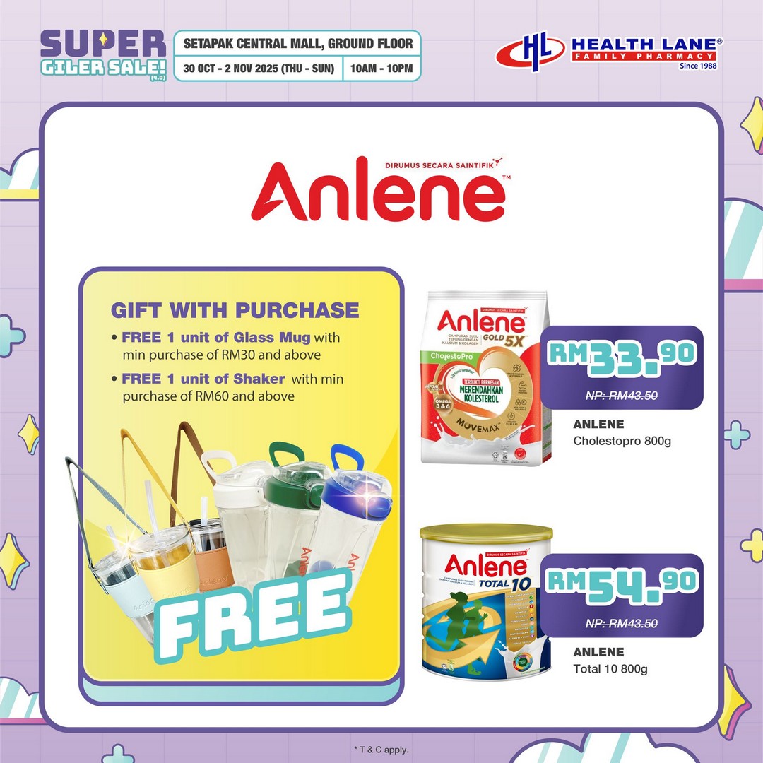 Health-Lane-Family-Pharmacy-Malaysia-Super-Giler-Sale-4.0-8 30 October–2 November 2025: Health Lane Family Pharmacy Malaysia: Super Giler Sale 4.0 Health & Beauty Fair Promotion at Setapak Central Mall