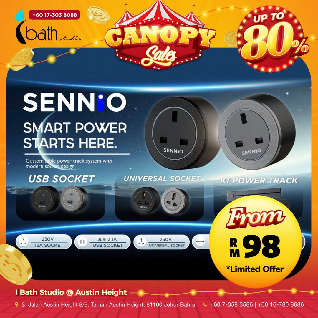 I-Bath-Studio-Canopy-Sale-16-Copy 30 October–2 November 2025: I Bath Studio Canopy Sale, Up to 80% OFF Bathroom, Kitchen & Home Essentials in Johor Bahru