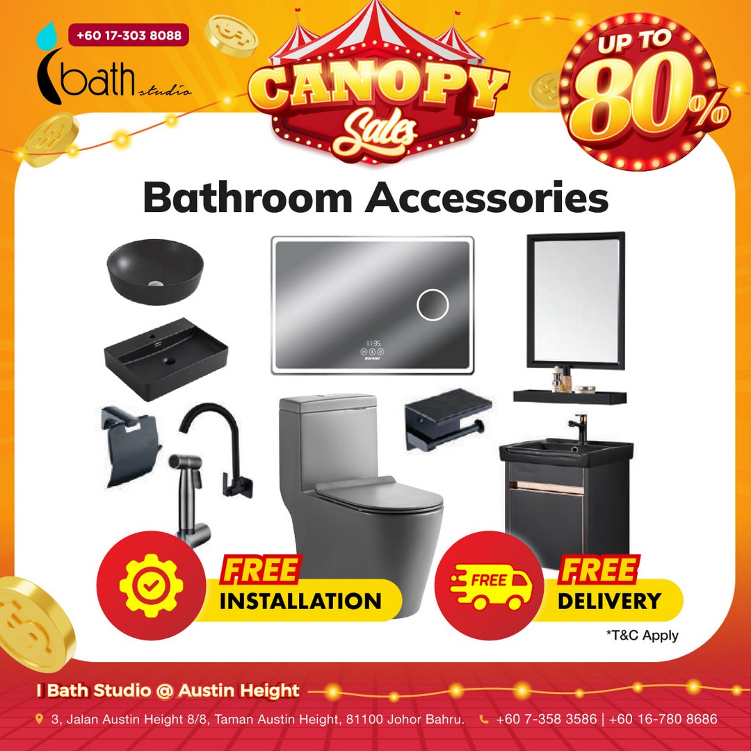 I-Bath-Studio-Canopy-Sale-4-Copy 30 October–2 November 2025: I Bath Studio Canopy Sale, Up to 80% OFF Bathroom, Kitchen & Home Essentials in Johor Bahru