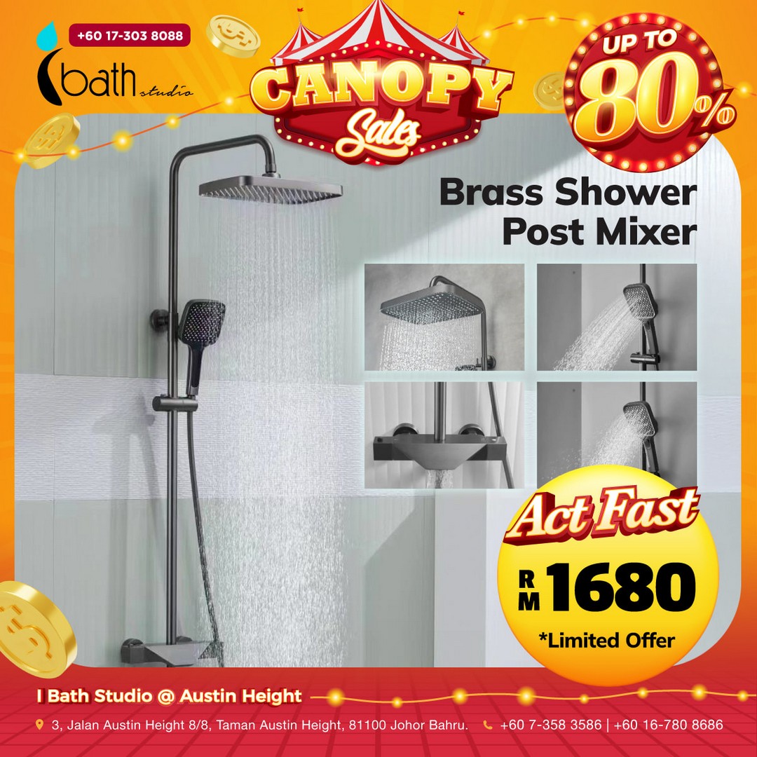 I-Bath-Studio-Canopy-Sale-7-Copy 30 October–2 November 2025: I Bath Studio Canopy Sale, Up to 80% OFF Bathroom, Kitchen & Home Essentials in Johor Bahru