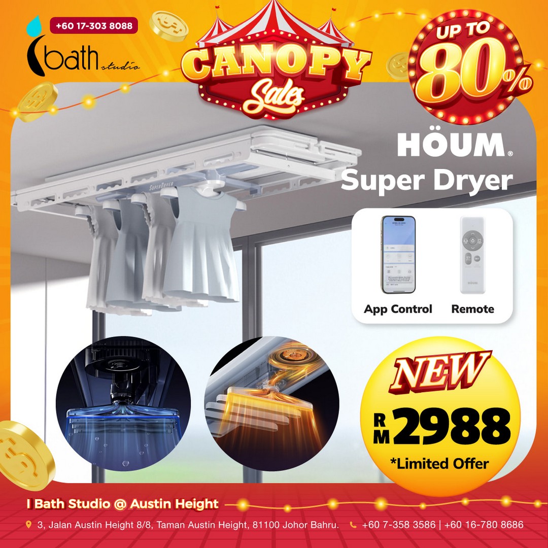 I-Bath-Studio-Canopy-Sale-9-Copy 30 October–2 November 2025: I Bath Studio Canopy Sale, Up to 80% OFF Bathroom, Kitchen & Home Essentials in Johor Bahru