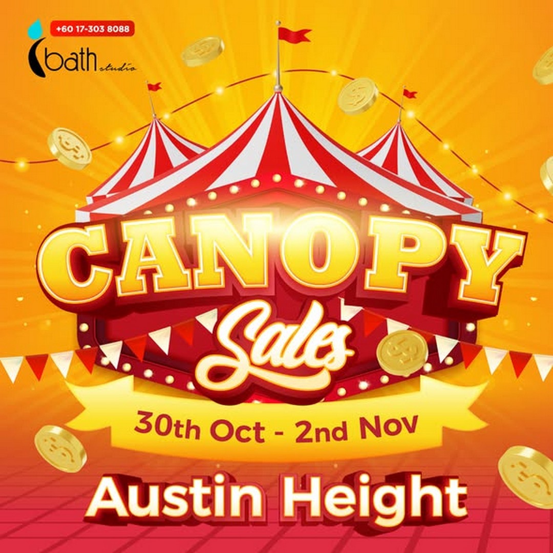 I-Bath-Studio-Canopy-Sale 30 October–2 November 2025: I Bath Studio Canopy Sale, Up to 80% OFF Bathroom, Kitchen & Home Essentials in Johor Bahru
