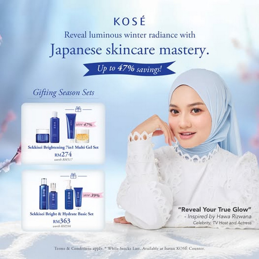 Isetan-Kuala-Lumpur-KOSE-Christmas-Gifting-Season-Sets-Promotion 28 October 2025 onwards: Isetan Kuala Lumpur KOSE Christmas Gifting Season Sets Promotion at KLCC and The Gardens Mall