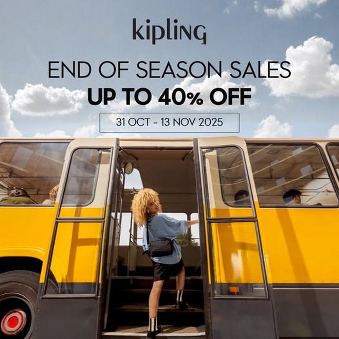 Isetan-Kuala-Lumpur-Kipling-End-of-Season-Sale 31 October–13 November 2025: Isetan Kuala Lumpur: Kipling End of Season Sale: Up to 40% OFF Selected Bags