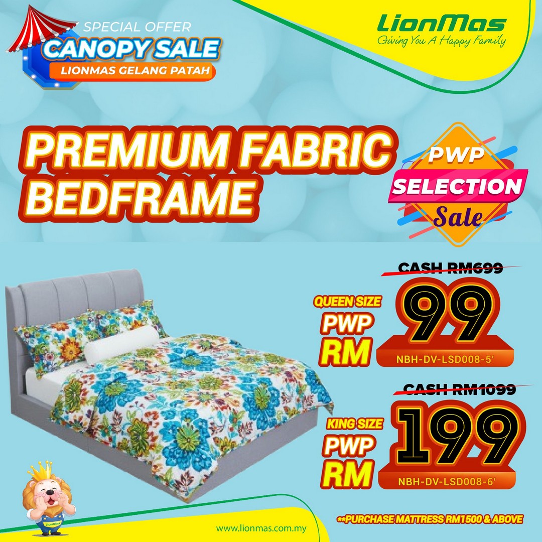 Lionmas-Furnishers-Gelang-Patah-Canopy-Sale-12 30 October–10 November 2025: Lionmas Furnishers Gelang Patah Canopy Sale: Promotion of Branded Mattresses & Stylish Furniture