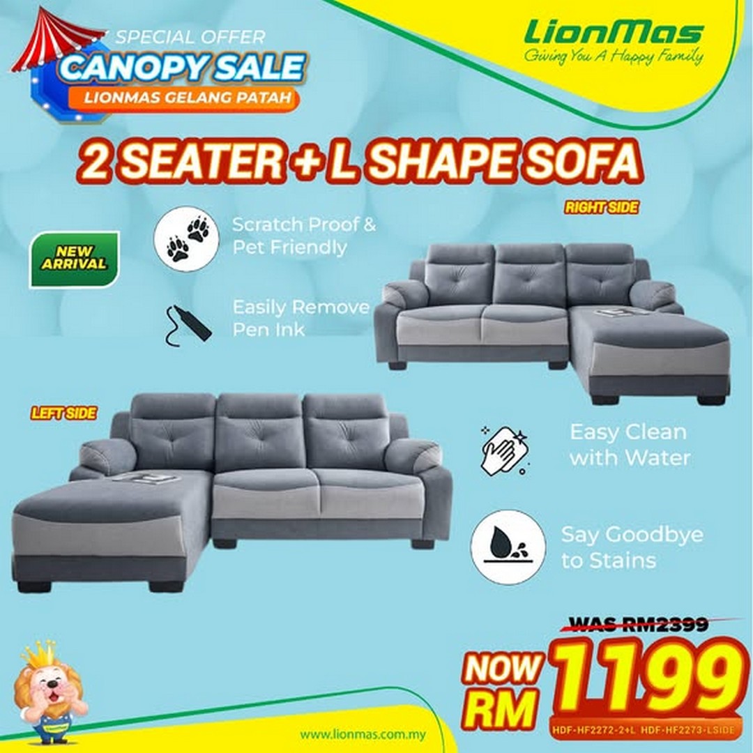 Lionmas-Furnishers-HQ-Lionmas-Canopy-Sale-1 30 October-10 November 2025: Lionmas Furnishers HQ: Lionmas Canopy Sale Gelang Patah 2025: Furniture & Mattress Promotion