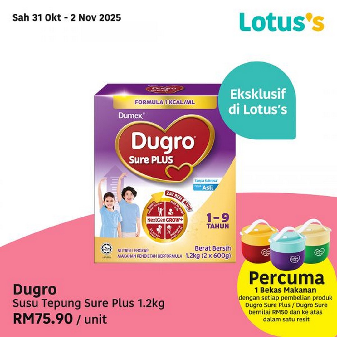 Lotuss-Malaysia-Baby-Products-Deals-on-Milk-Diapers-More-13 31 October–2 November 2025: Lotus’s Malaysia: Baby Products Deals on Milk, Diapers & More Promotion