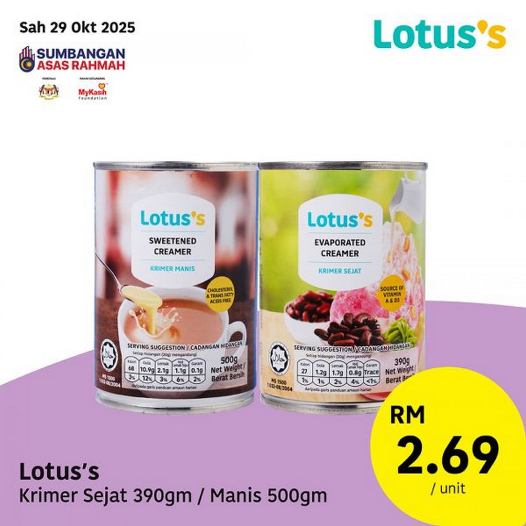 Lotuss-Malaysia-Brand-Products-Promotion-2 29 October 2025: Lotus’s Malaysia: Brand Products Promotion: Save More on Everyday Essentials