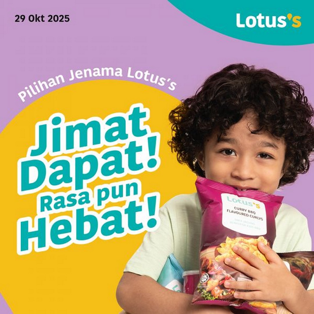 Lotuss-Malaysia-Brand-Products-Promotion 29 October 2025: Lotus’s Malaysia: Brand Products Promotion: Save More on Everyday Essentials