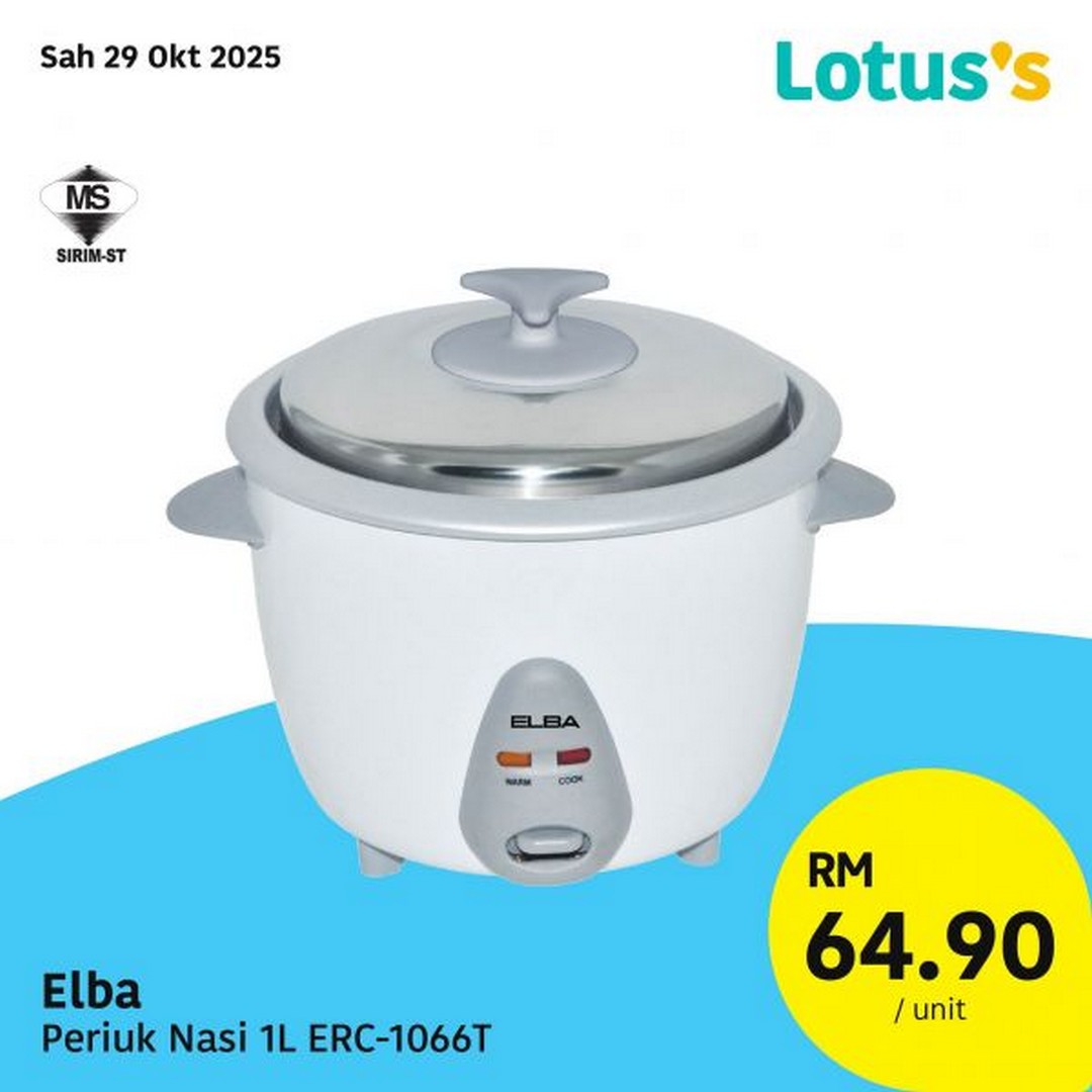 Lotuss-Malaysia-Fresh-Food-Grocery-Deals-Promotion-12 29 October-4 November 2025: Lotus’s Malaysia: Fresh Food & Grocery Deals Promotion – Weekly Essentials at Great Prices