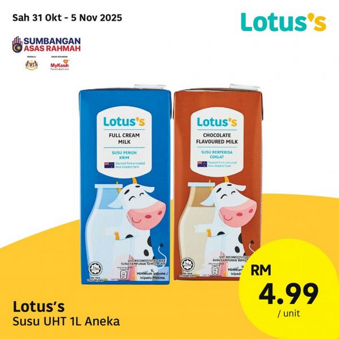 Lotuss-Malaysia-Pasti-Berbaloi-Deals-11 31 October–5 November 2025: Lotus’s Malaysia: Pasti Berbaloi Deals: Grocery and Daily Essentials Promotion
