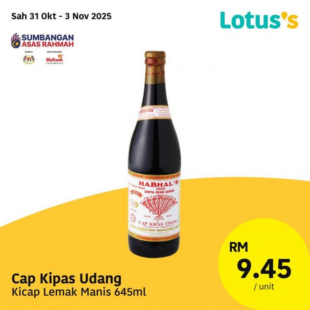 Lotuss-Malaysia-Pasti-Berbaloi-Deals-5 31 October–5 November 2025: Lotus’s Malaysia: Pasti Berbaloi Deals: Grocery and Daily Essentials Promotion