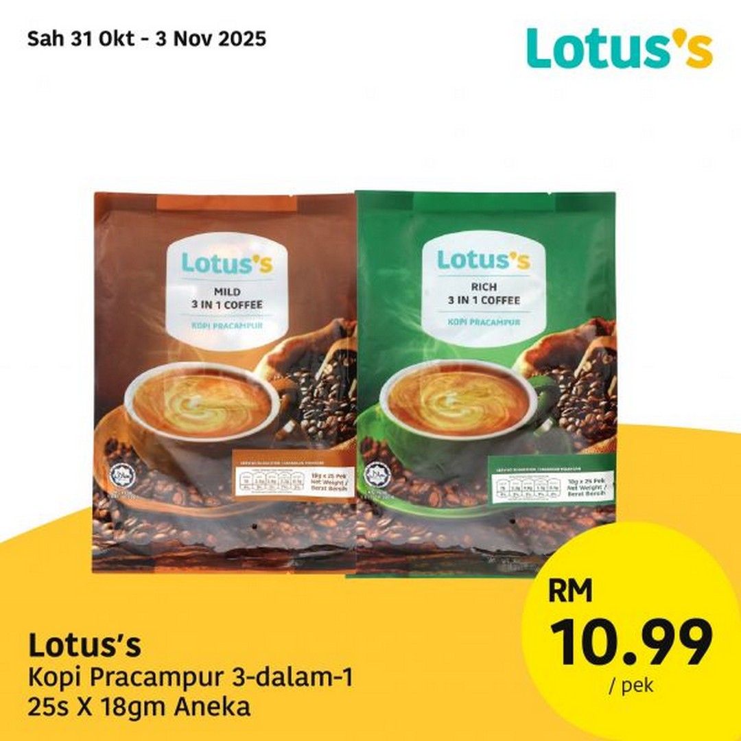 Lotuss-Malaysia-Pasti-Berbaloi-Deals-8 31 October–5 November 2025: Lotus’s Malaysia: Pasti Berbaloi Deals: Grocery and Daily Essentials Promotion