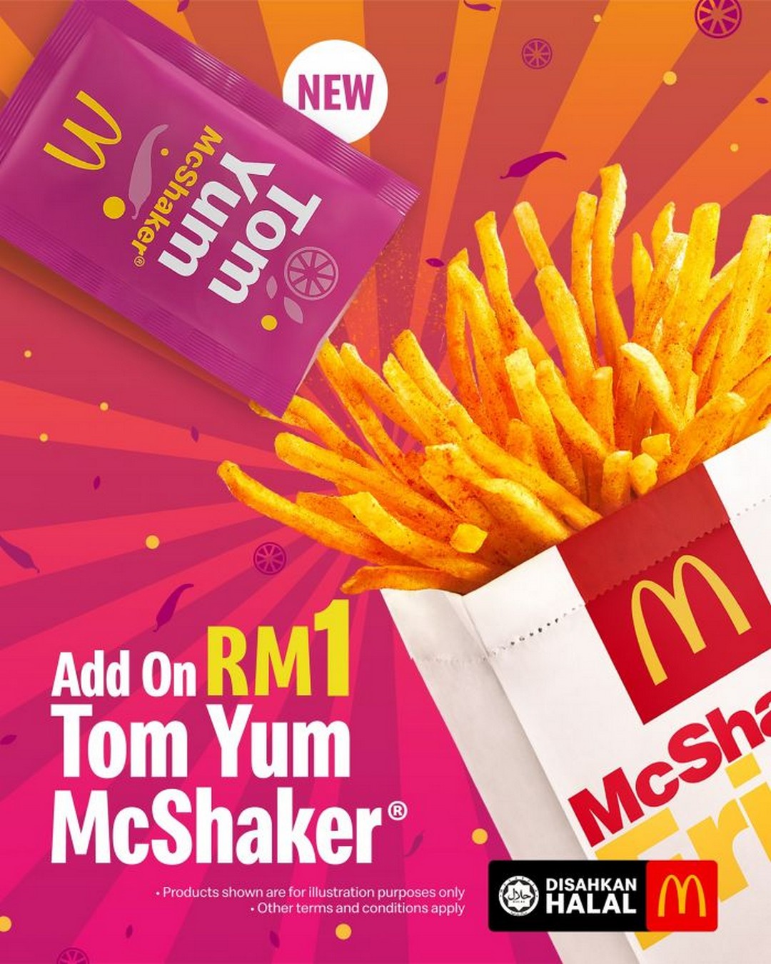 McDonalds-Malaysia-Tom-Yum-McShaker-Fries-Promotion 29 October 2025 onwards: McDonald’s Malaysia: Tom Yum McShaker Fries Promotion – Add-On RM1 for Spicy Thai Twist