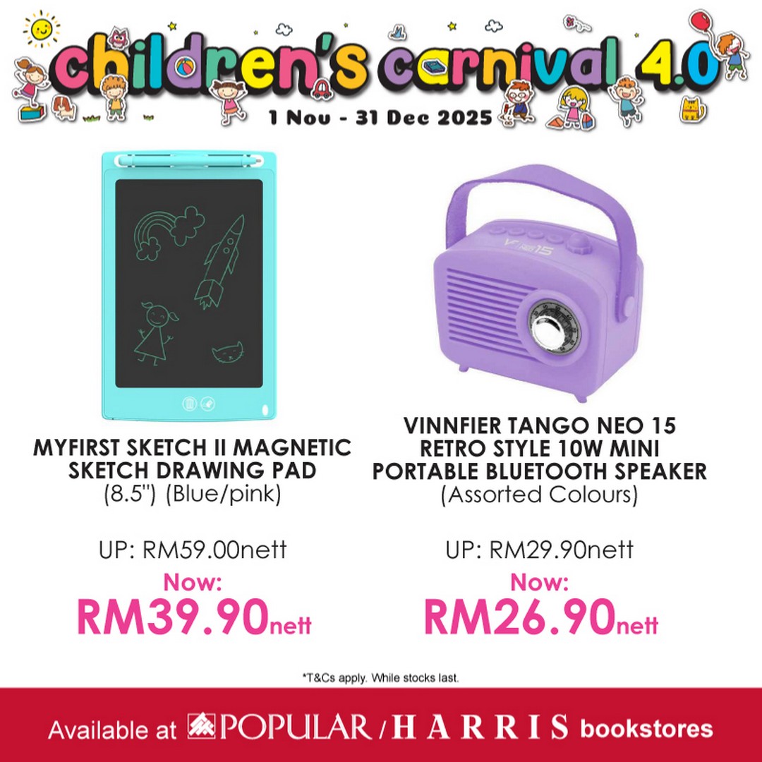 POPULAR-Bookstore-Singapore-Childrens-Carnival-4.0-12 1 November–31 December 2025: POPULAR Bookstore Malaysia Children’s Carnival 4.0: Exclusive Book Deals, Giveaways & Charity Promotion
