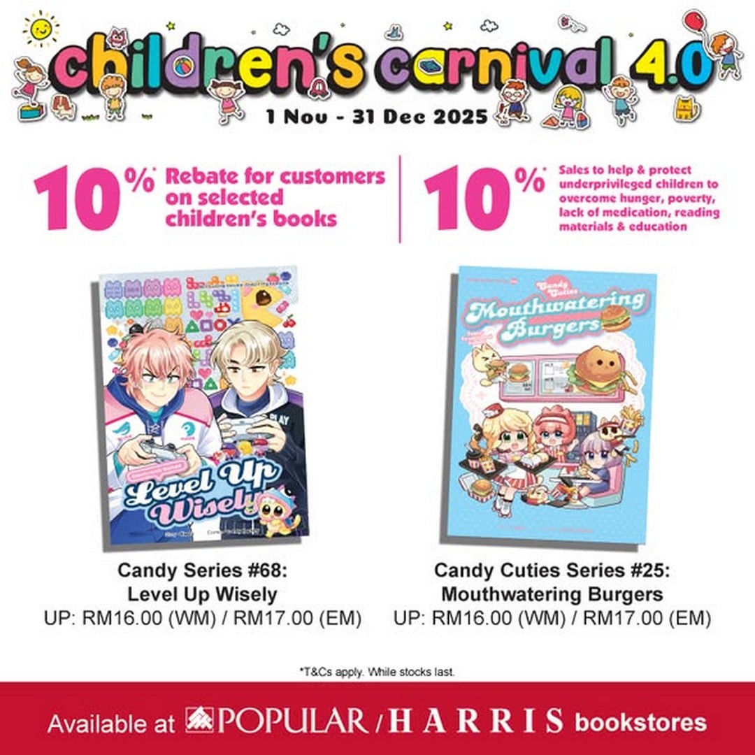 POPULAR-Bookstore-Singapore-Childrens-Carnival-4.0-5 1 November–31 December 2025: POPULAR Bookstore Malaysia Children’s Carnival 4.0: Exclusive Book Deals, Giveaways & Charity Promotion