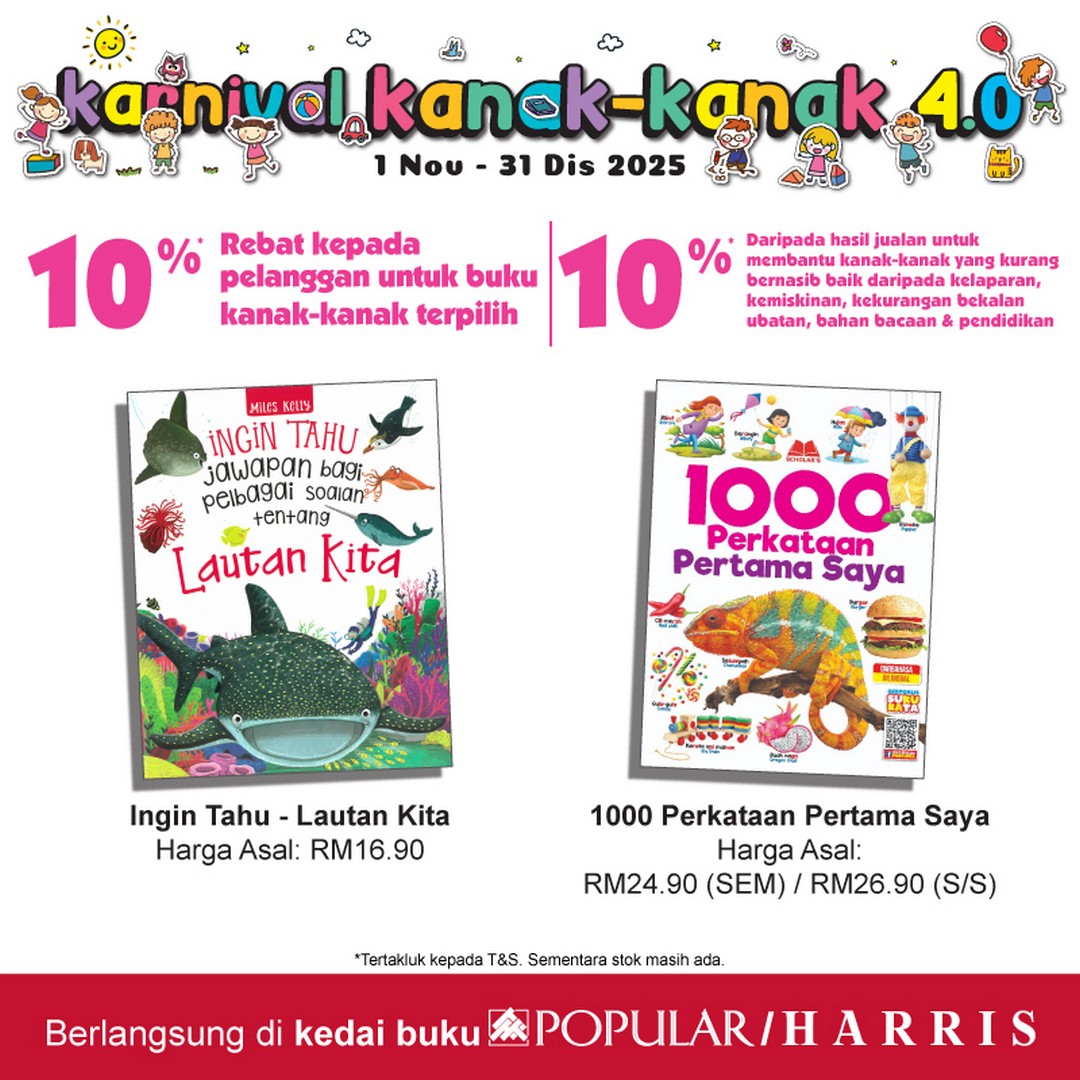 POPULAR-Bookstore-Singapore-Childrens-Carnival-4.0-8 1 November–31 December 2025: POPULAR Bookstore Malaysia Children’s Carnival 4.0: Exclusive Book Deals, Giveaways & Charity Promotion