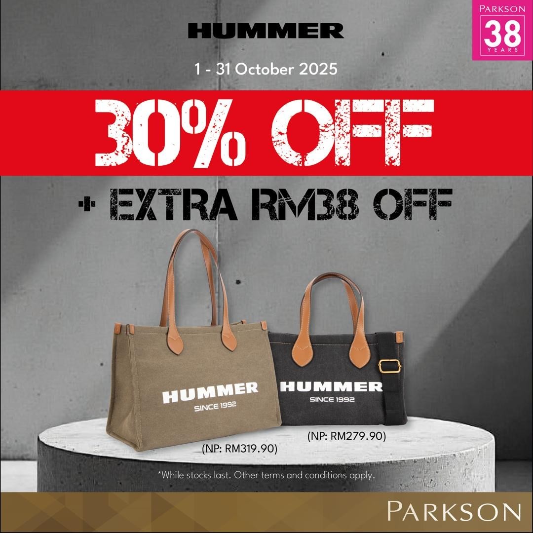 Parkson-Malaysia-38th-Anniversary-Womens-Handbag-Promotion-11 1-31 October 2025: Parkson Malaysia: 38th Anniversary Women’s Handbag Promotion: Special Deals and Discounts