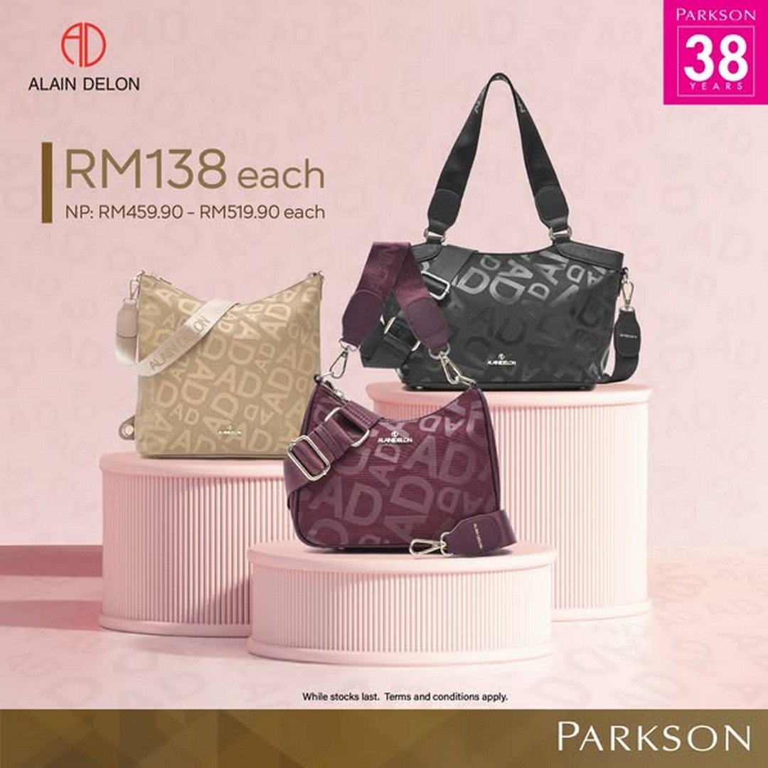 Parkson-Malaysia-38th-Anniversary-Womens-Handbag-Promotion-4 1-31 October 2025: Parkson Malaysia: 38th Anniversary Women’s Handbag Promotion: Special Deals and Discounts