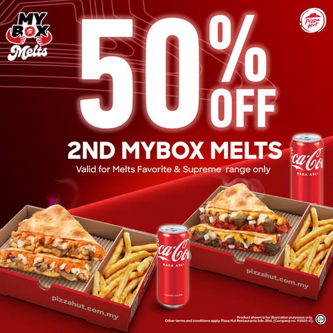 Pizza-Hut-Malaysia-2nd-MyBox-at-50-Off-Promotion 27 October 2025 onwards: Pizza Hut Malaysia 2nd MyBox at 50% Off Promotion