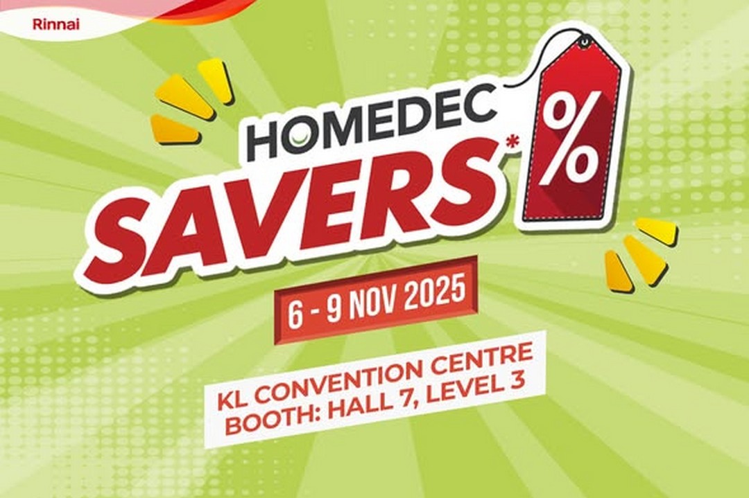 Rinnai-Malaysia-HOMEDEC-Exhibition-Exclusive-Deals-and-Promotions 6–9 November 2025: Rinnai Malaysia HOMEDEC Exhibition Exclusive Deals and Promotions at KL Convention Centre