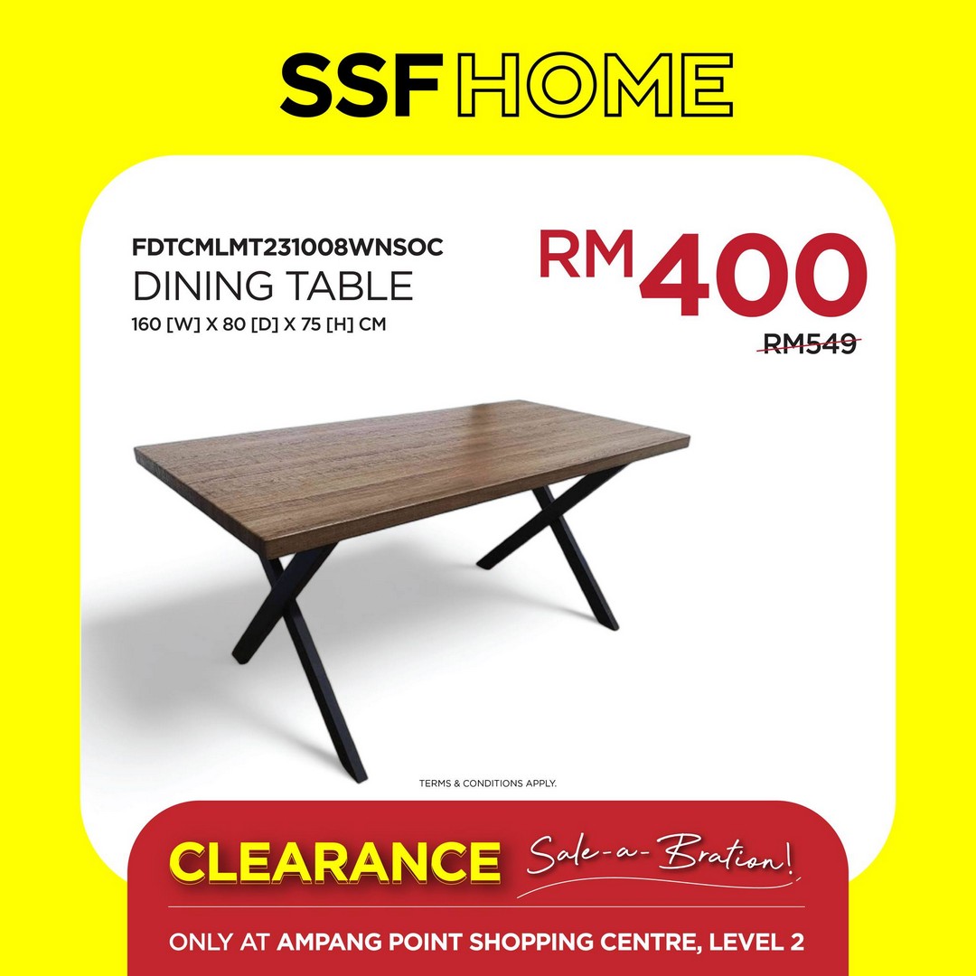 SSFHOME-Malaysia-Clearance-Ampang-Pop-Up-Fair-10 30 October 2025 Onward: SSFHOME Malaysia Clearance Ampang Pop-Up Fair: Sale Event with Lowest Prices Ever