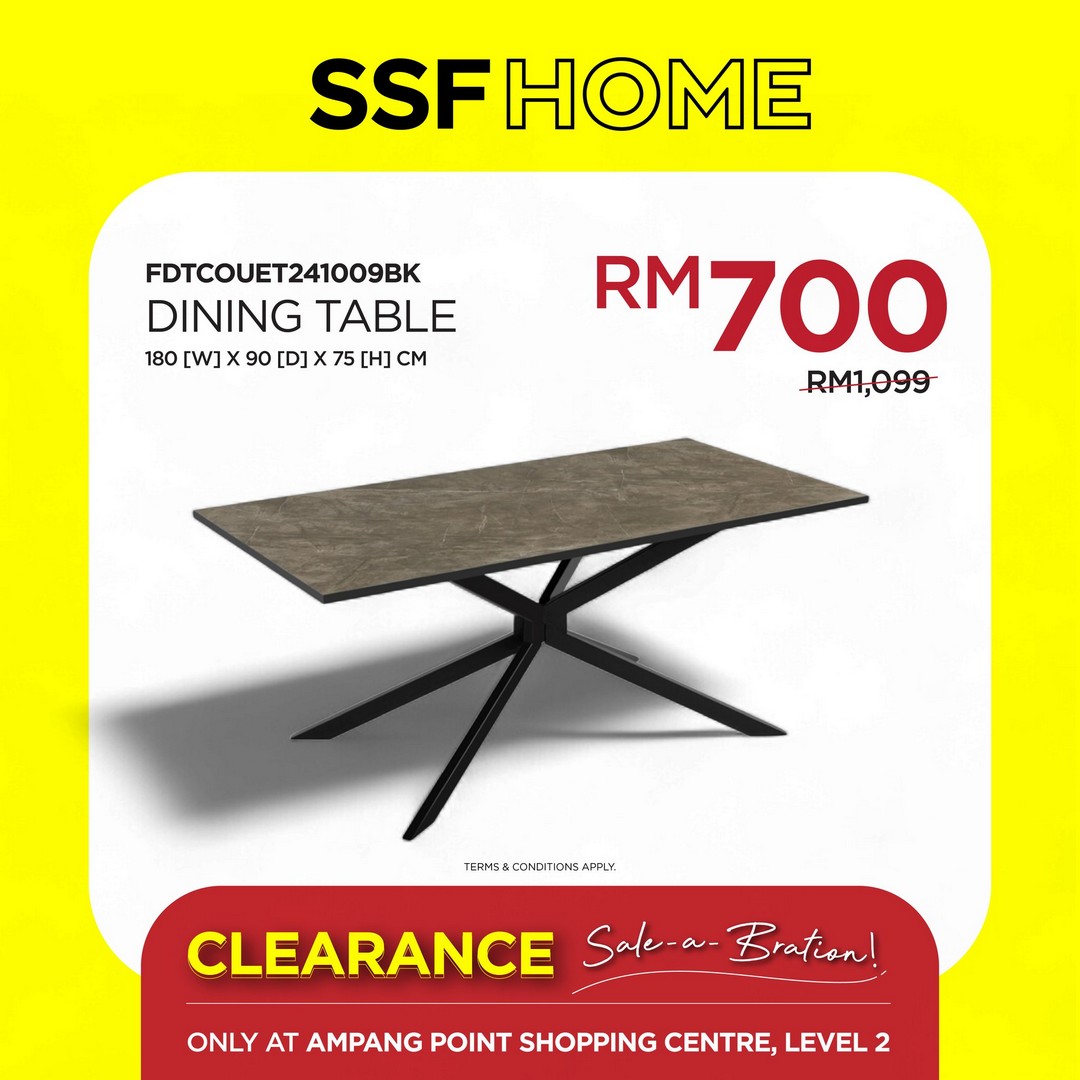 SSFHOME-Malaysia-Clearance-Ampang-Pop-Up-Fair-11 30 October 2025 Onward: SSFHOME Malaysia Clearance Ampang Pop-Up Fair: Sale Event with Lowest Prices Ever