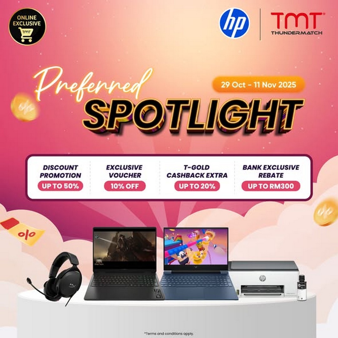 TMT-HP-Preferred-Spotlight-Sale 29 October–11 November 2025: TMT HP Preferred Spotlight Sale – Save Big on HP Deals with Exclusive Cashback and Rewards