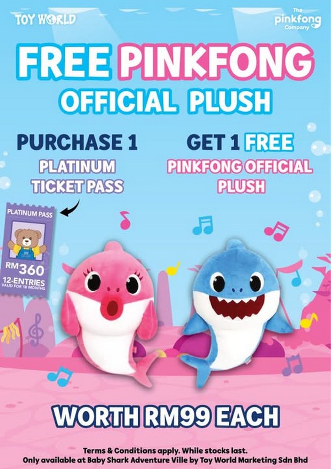 Toy-World-Baby-Shark-Adventure-Ville-Free-Pinkfong-Plush-Promotion 31 October 2025 onwards: Toy World: Baby Shark Adventure Ville Free Pinkfong Plush Promotion