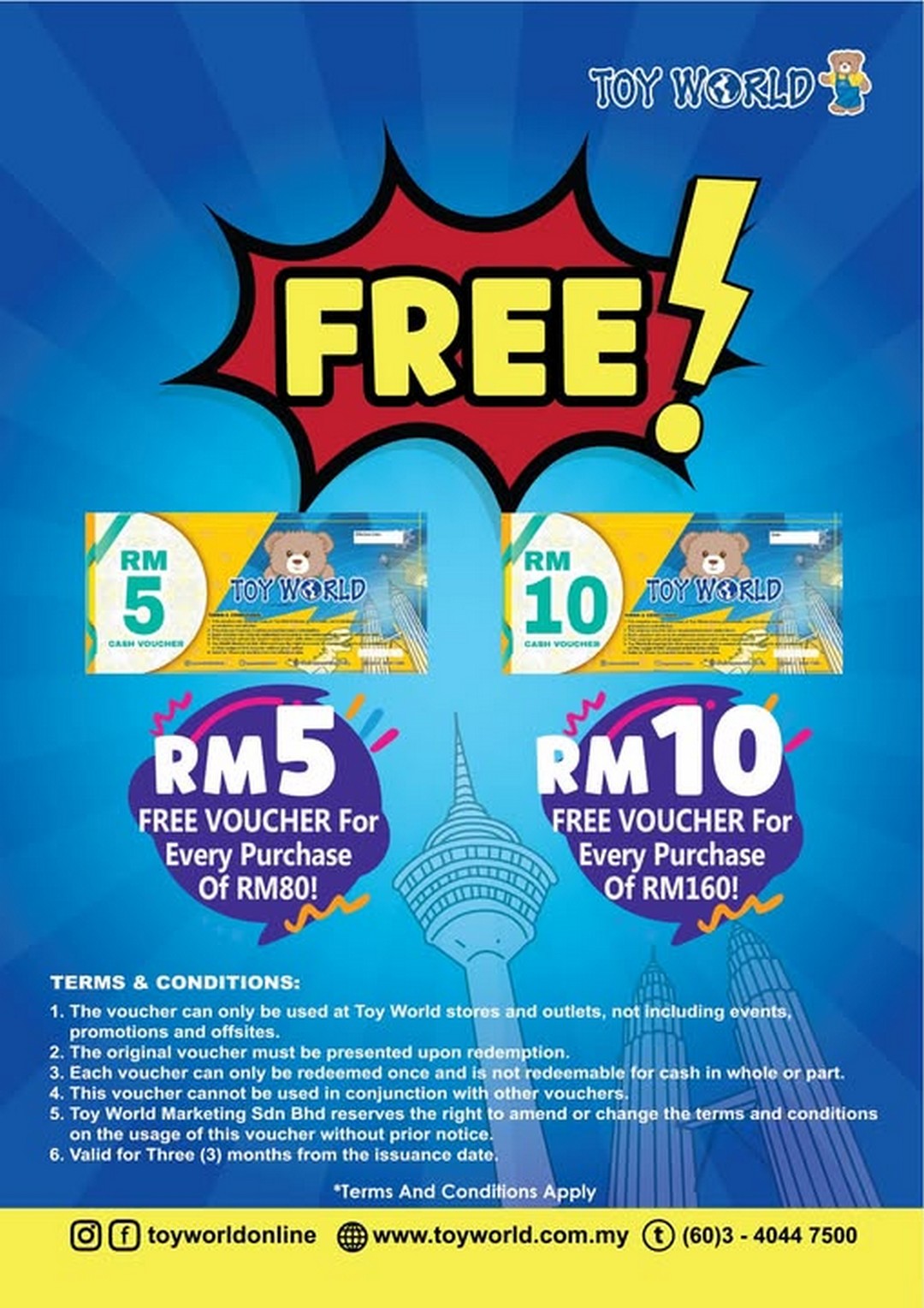 Toy-World-Malaysia-Spend-Save-Free-Voucher-Promotion 29 October 2025 Onward: Toy World Malaysia Spend & Save Free Voucher Promotion